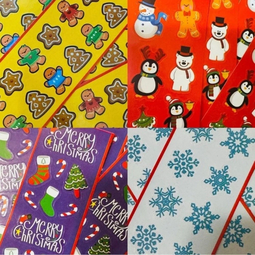 47 Holiday Stickers Assortment